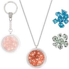 LYNX Dice Set Locket, Necklace and Keychain